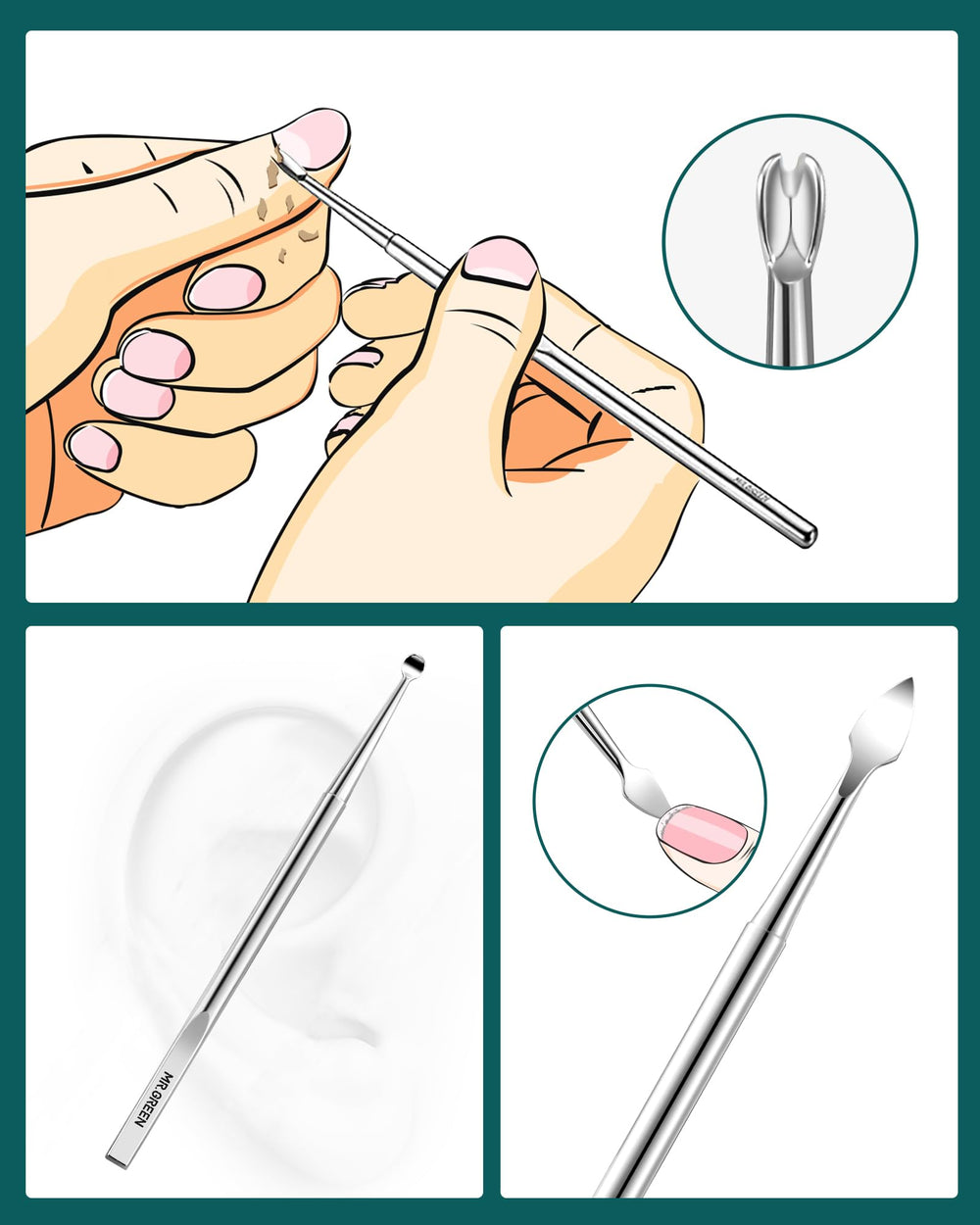 MR.GREEN v-shaped-push-stick precise cleaning and prep