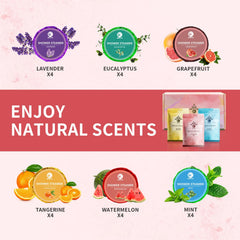 MR MIRYE Grapefruit shower steamers pack for an uplifting morning ritual.