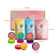 MR MIRYE Tangerine shower steamers pack for revitalizing citrus aroma.