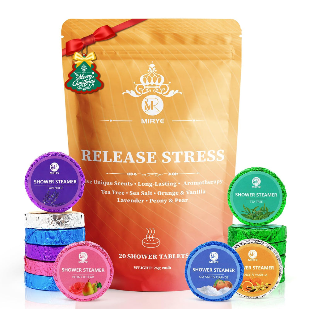 MR MIRYE tea tree shower steamer ready for refreshing aromatherapy during morning routine
