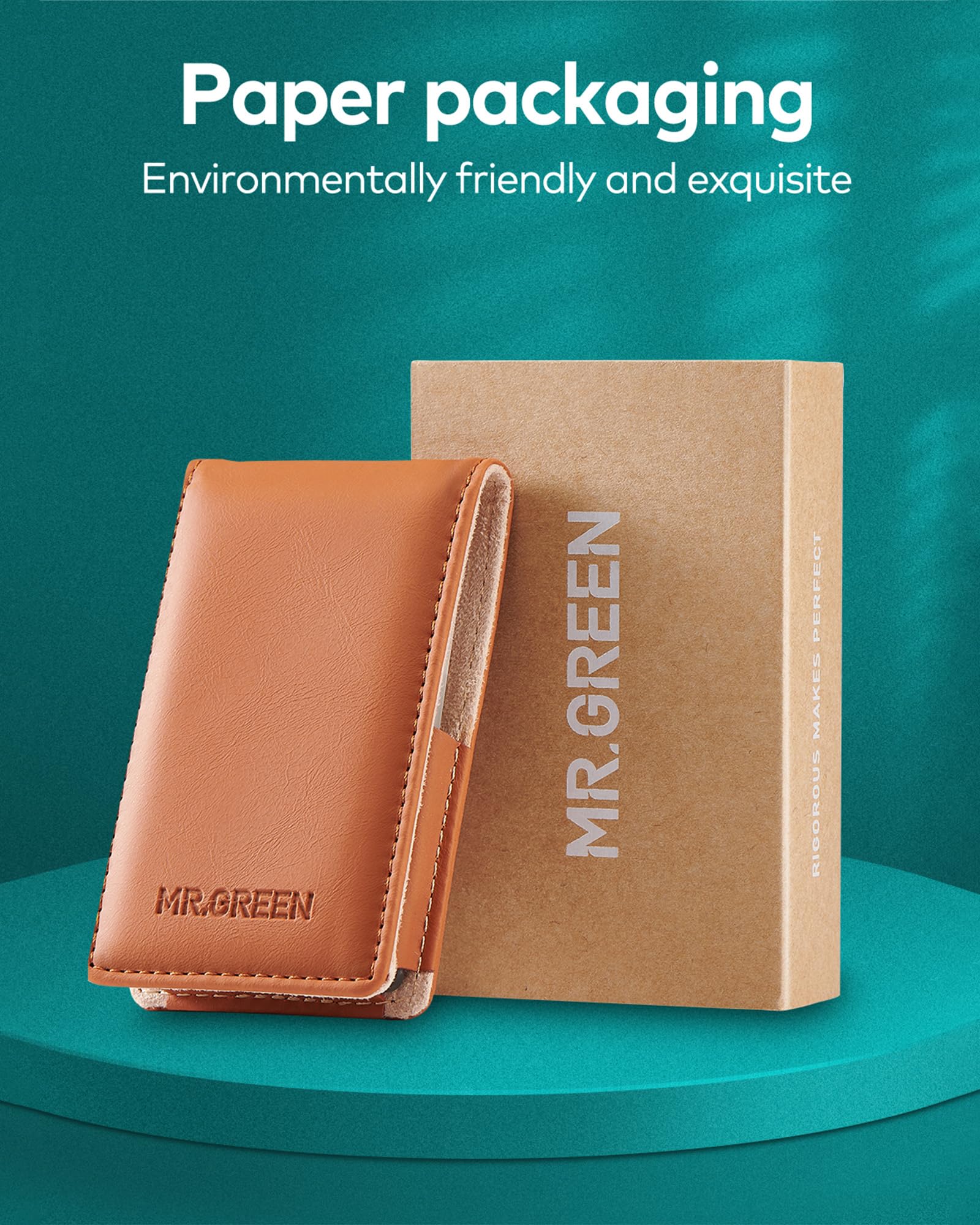 MR.GREEN compact nail-care kit fits in bags or car for travel.