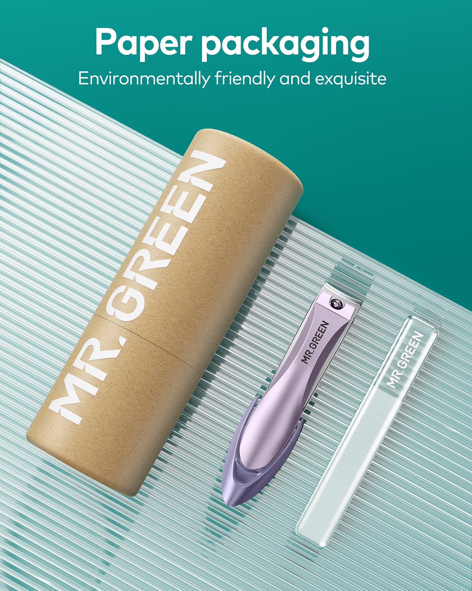 MR.GREEN nail clippers cross-bolt design adds structural stability