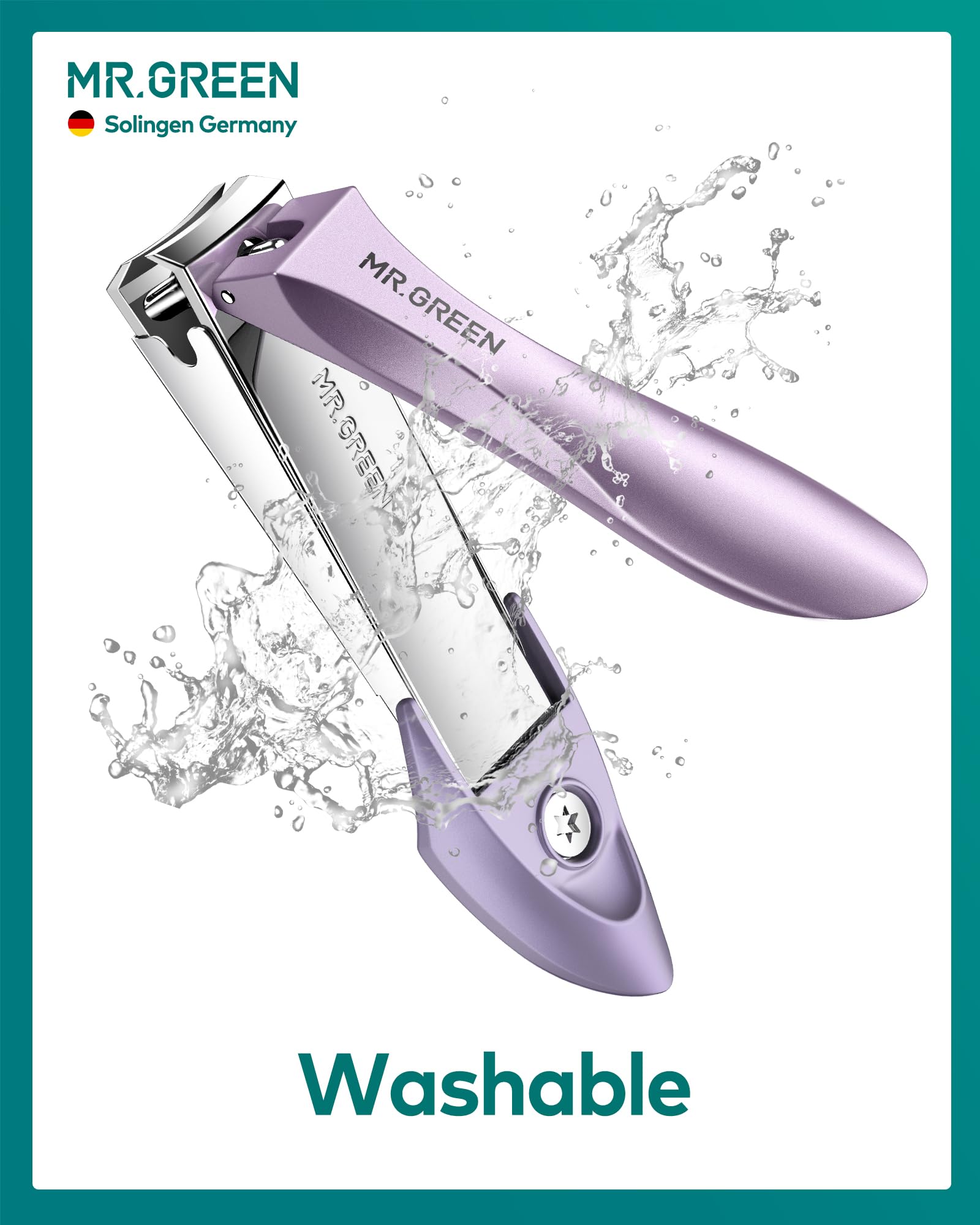 MR.GREEN nail clippers widened tail improves grip and control