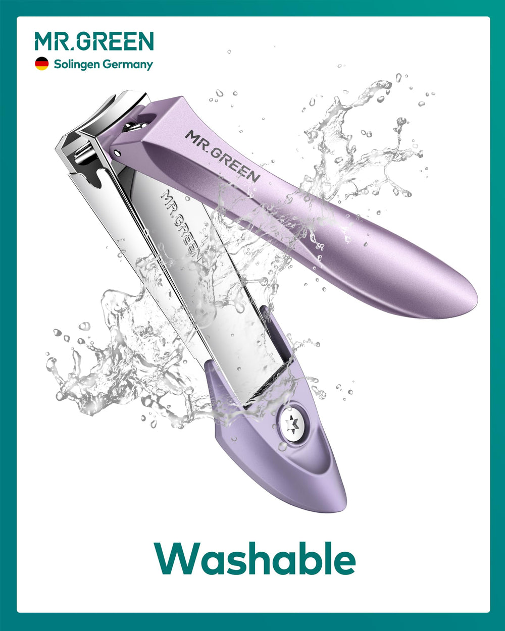 MR.GREEN nail clippers widened tail improves grip and control