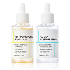 MrCuvaryas peptide propolis hyal serum bottle front for hydration and renewal