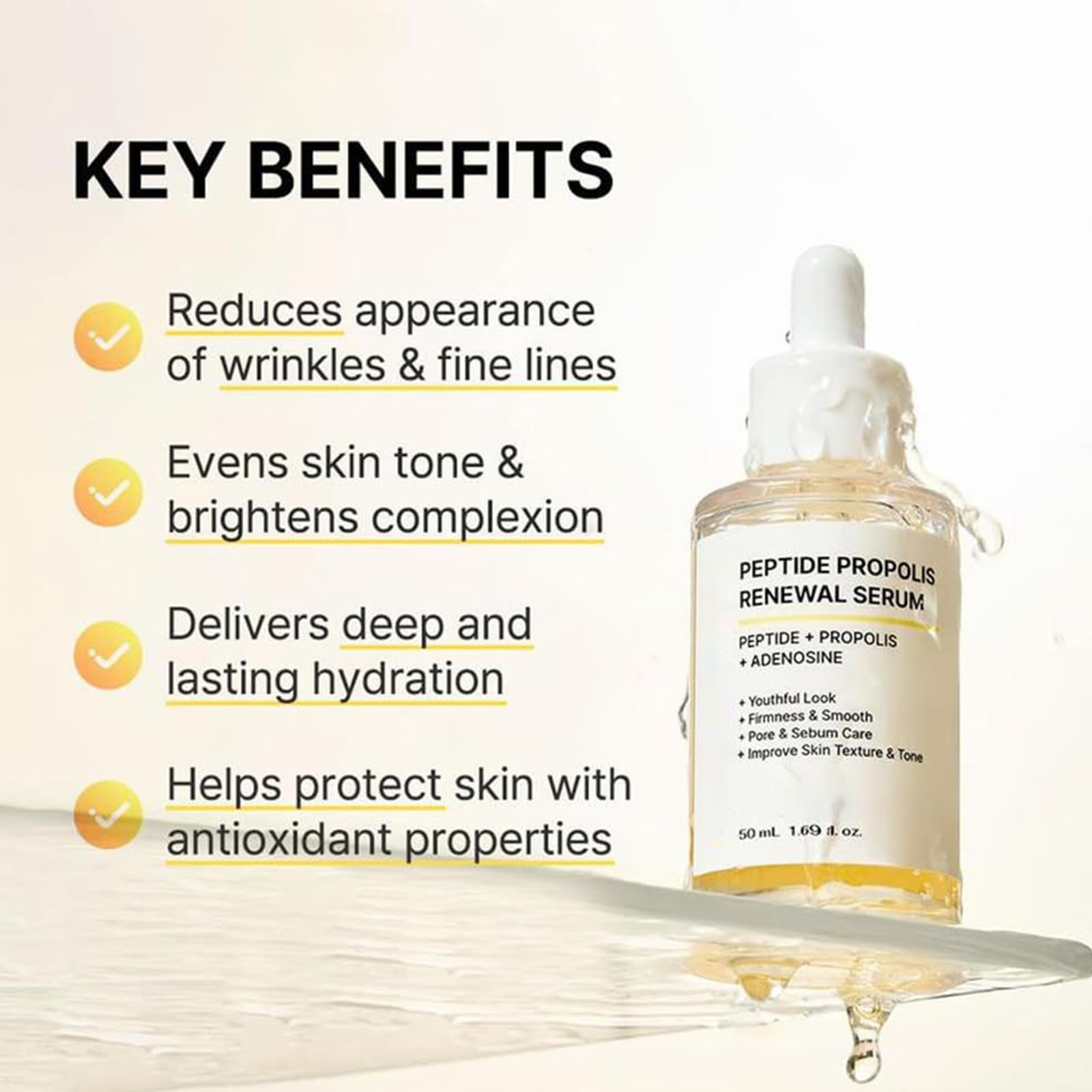 MrCuvaryas propolis serum dispenser for daily moisture lock.