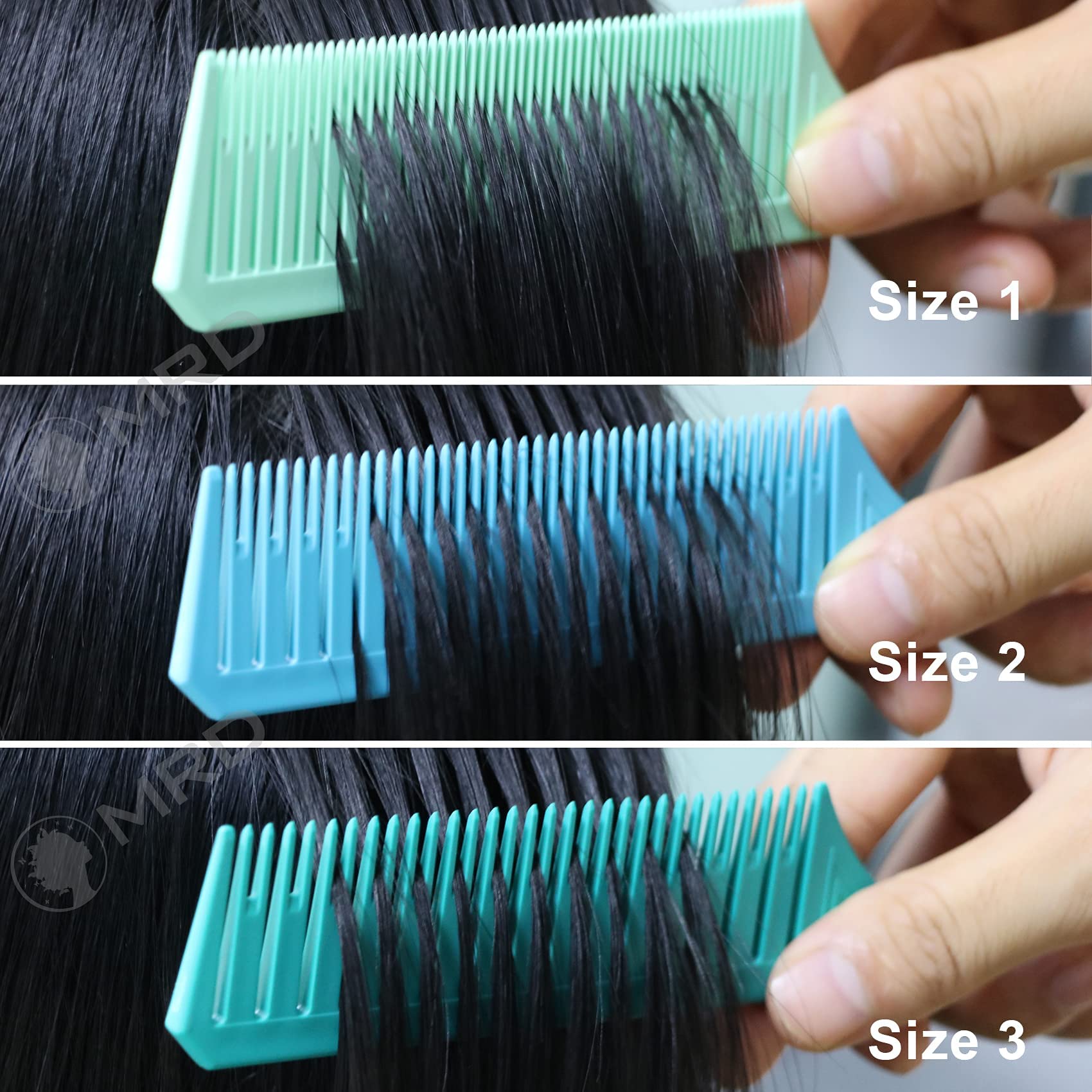 MRD nylon head close-up shows durability and smooth surface for effortless detangling