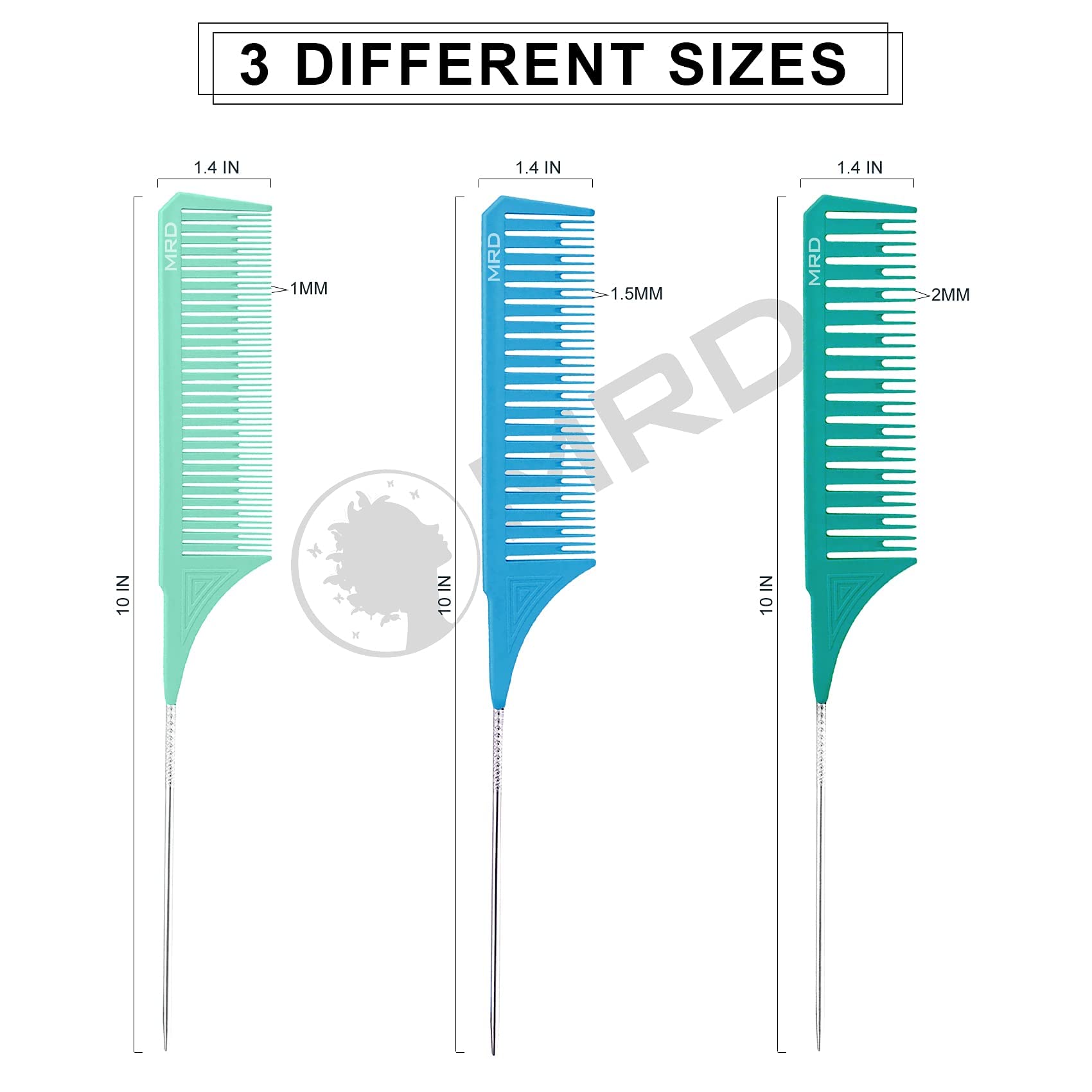 MRD teasing-backcombing-use illustrates lift and volume potential