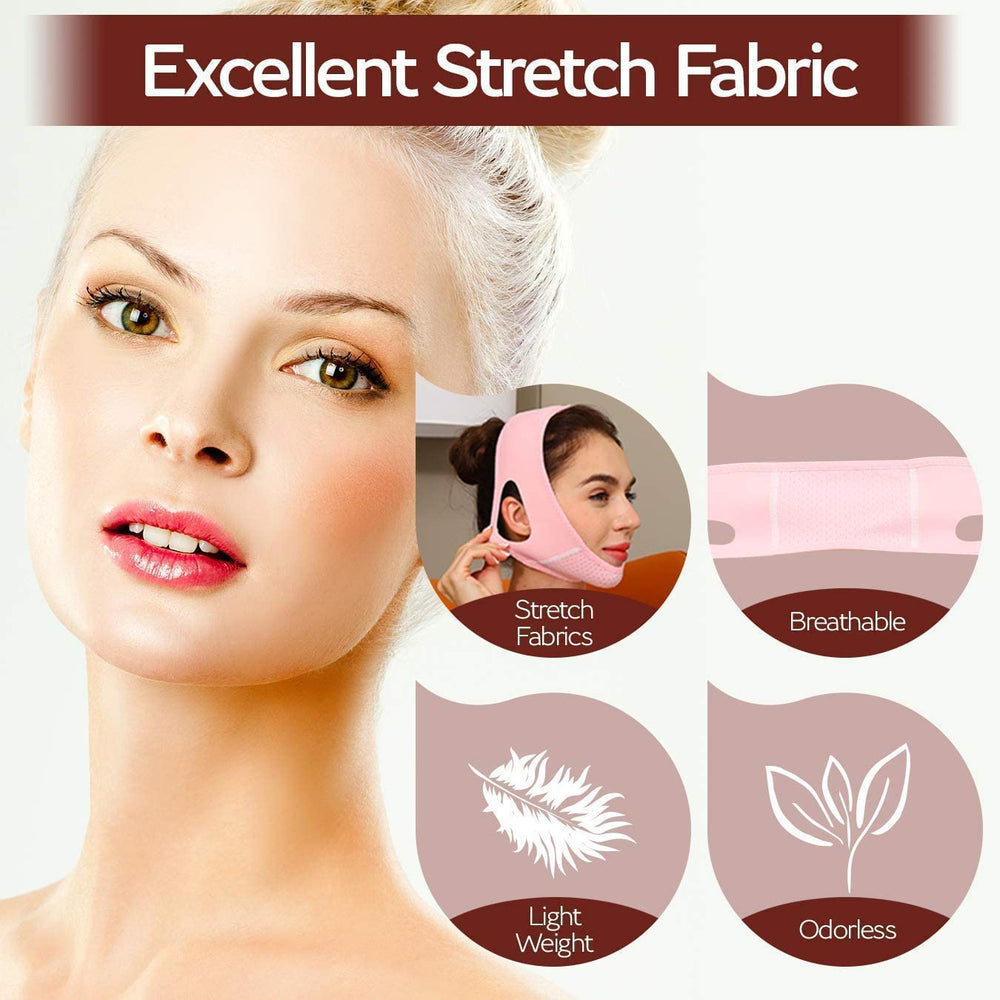 Mroobest ParaFaciem chin slimming effect highlights a defined V-line over time.