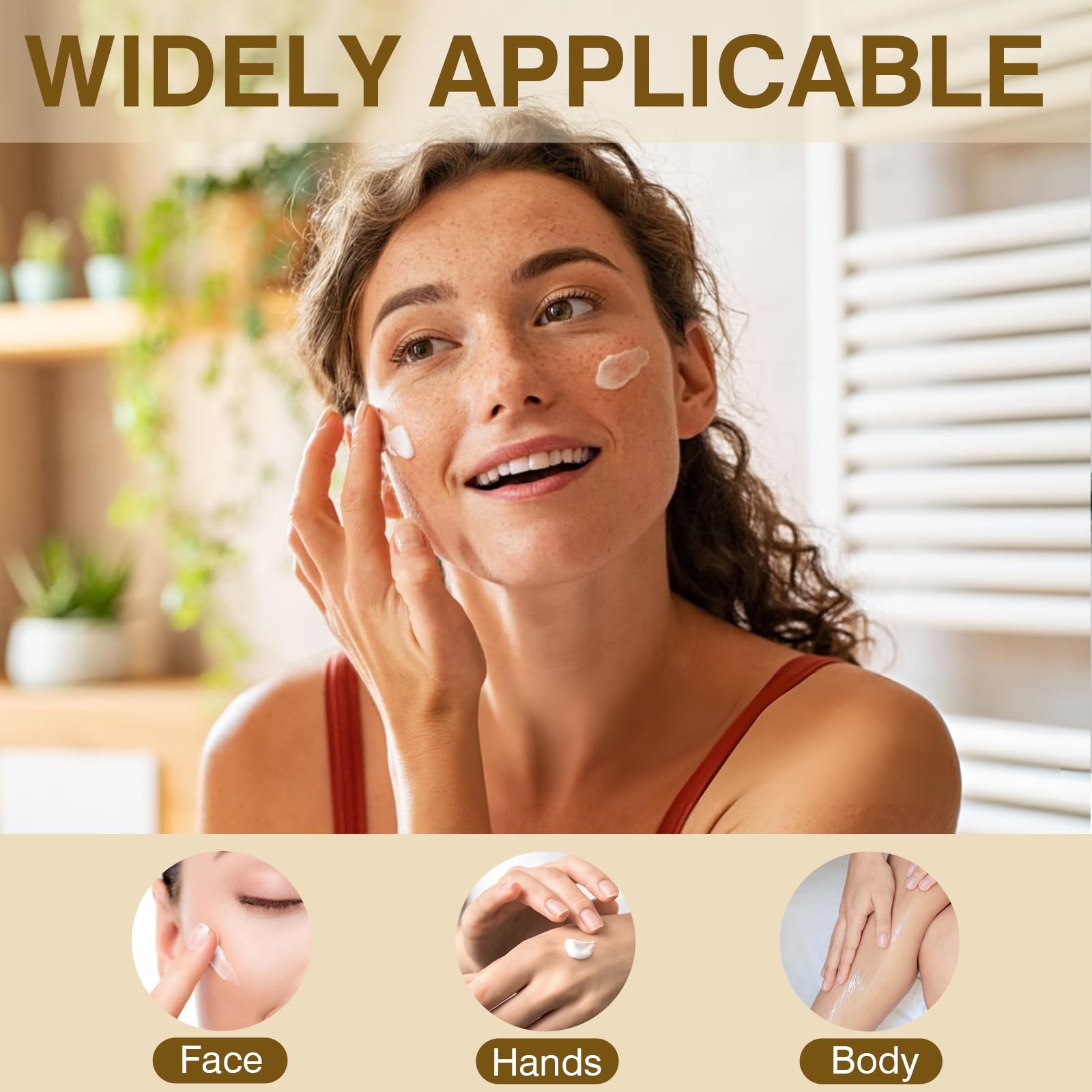 MROUVIK tallow face moisturizer in hand ready for gentle hydration