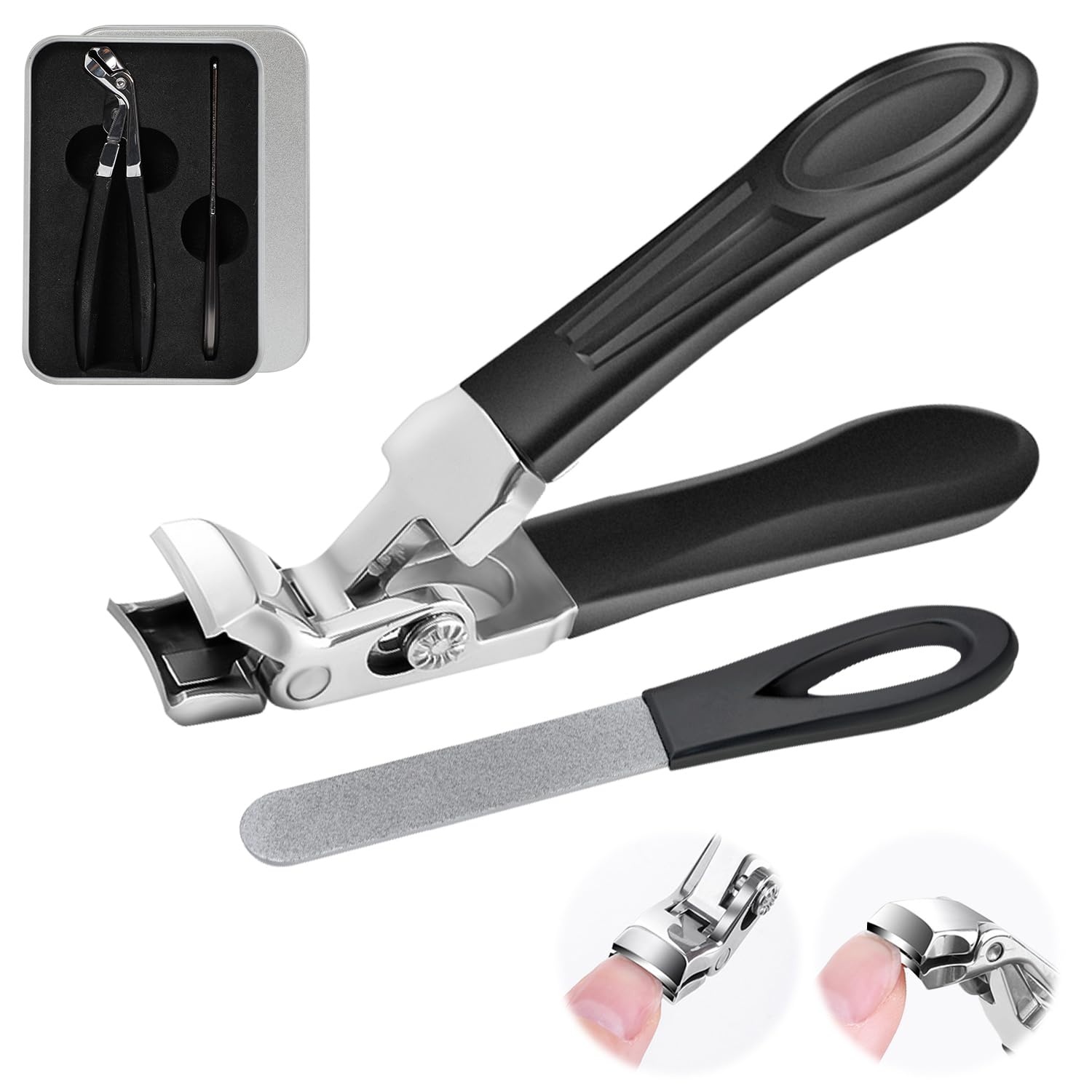 Mrryiio ClipMaster Pro angled head for thick nails.