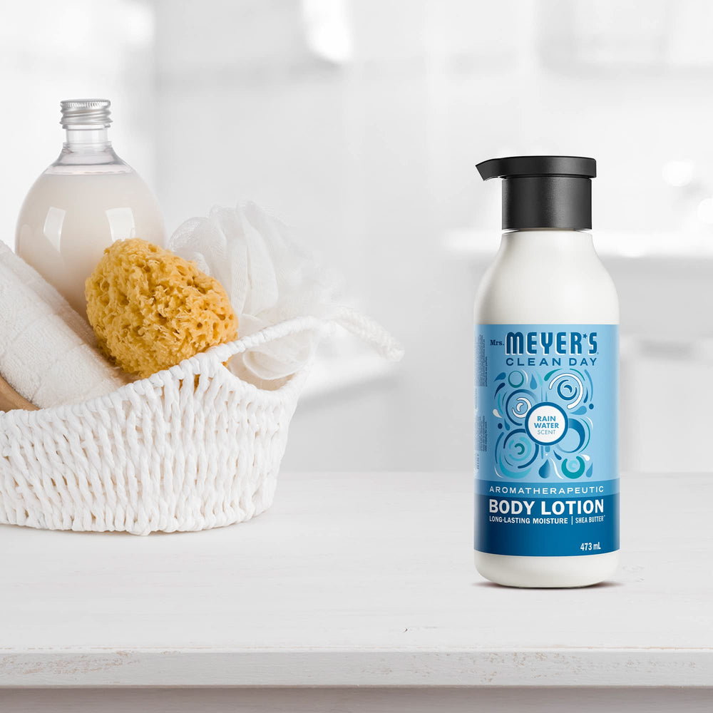 Mrs. Meyer's Clean Day cruelty-free badge signals ethical skincare.