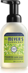 Mrs. Meyer's Clean Day Lemon Verbena soap bottle shows refreshing, gentle cleanse