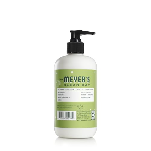 Mrs. Meyer’s Iowa Pine lotion closeup highlighting the fragrance and texture.