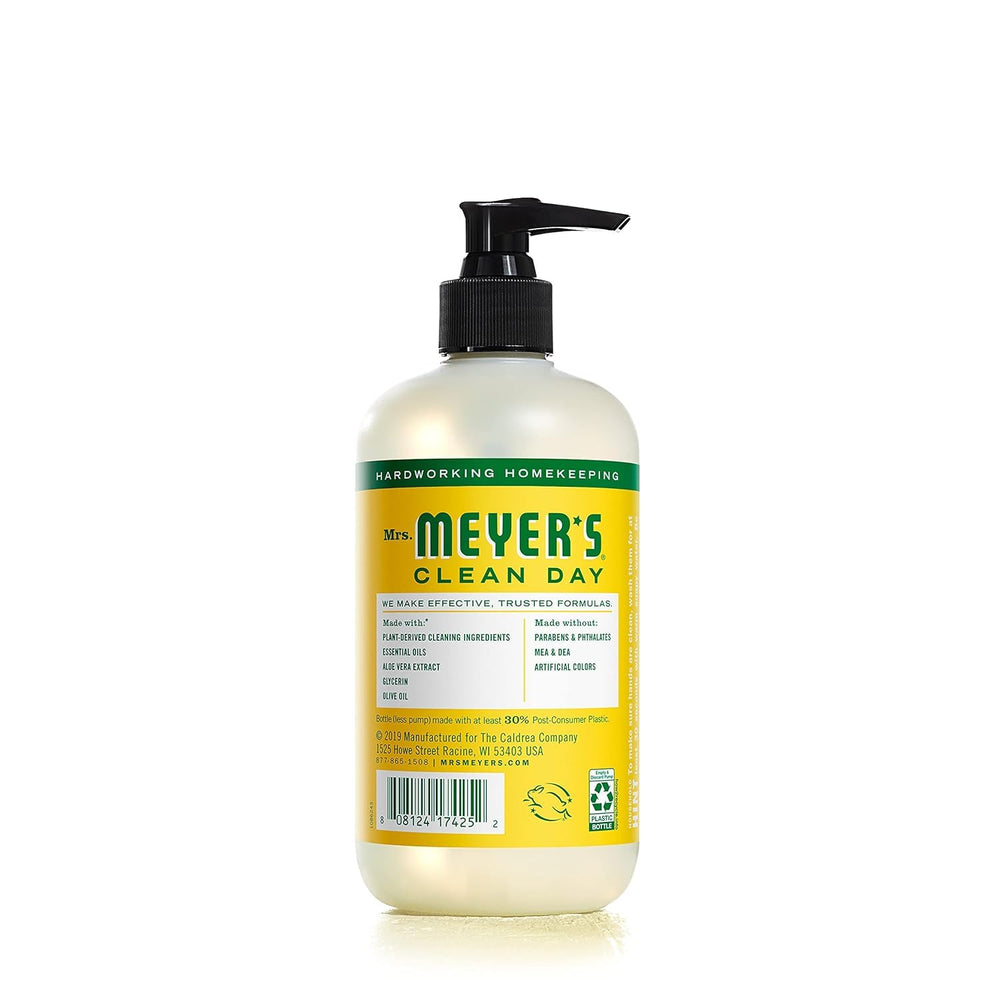 Mrs. Meyer's Clean Day Honeysuckle Aloe Vera ingredient highlight for softening hands.