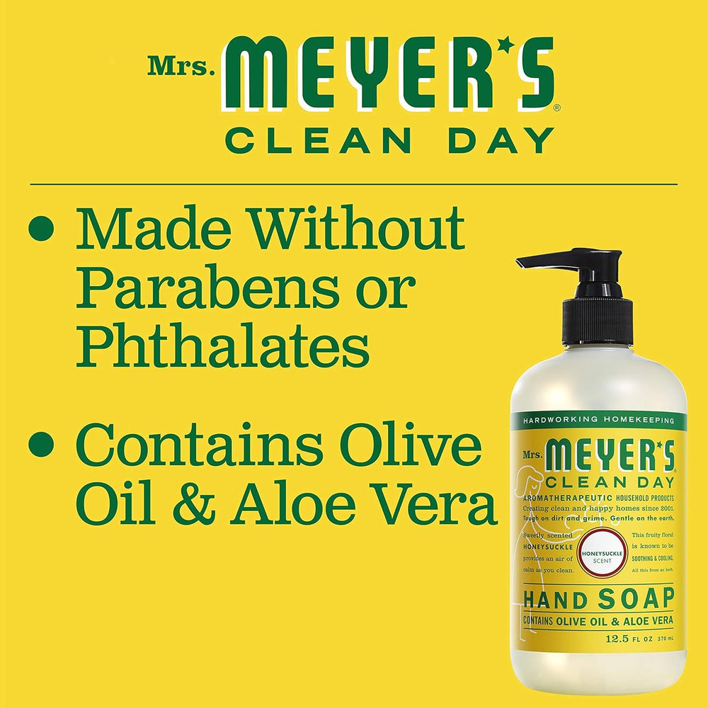 Mrs. Meyer's Clean Day biodegradable formula supports eco-friendly hand washing.