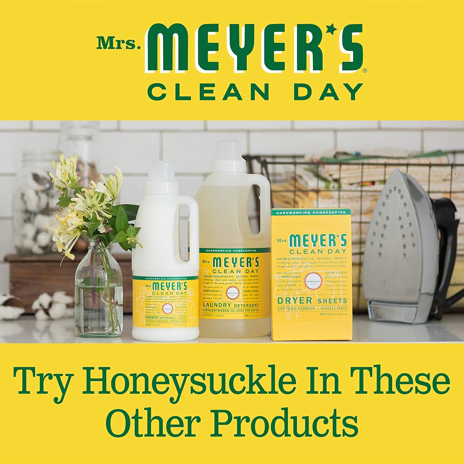 Mrs. Meyer's Clean Day Honeysuckle soap is cruelty-free and Leaping Bunny certified.
