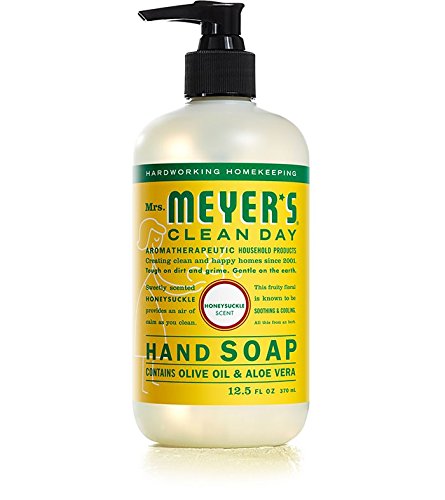 Mrs. Meyer's Lemon Verbena Hand Soap bottle for bright, fresh handwashing