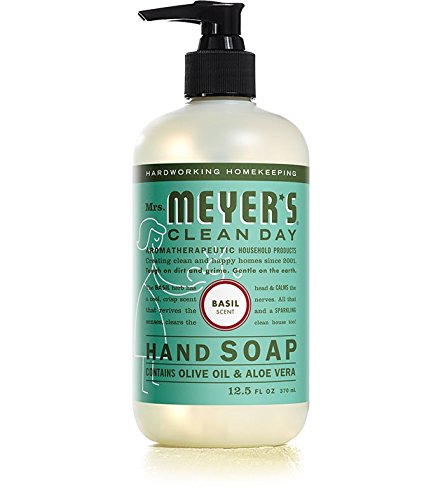 Six-scent variety pack display from Mrs. Meyer's Clean Day highlighting range and value