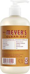 Mrs. Meyer's Gingerbread hand soap pump with rich lather and softening care