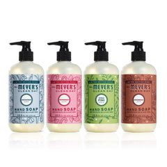 Mrs. Meyer's Clean Day Holiday Peppermint bottle adds festive aroma with gentle cleansing.