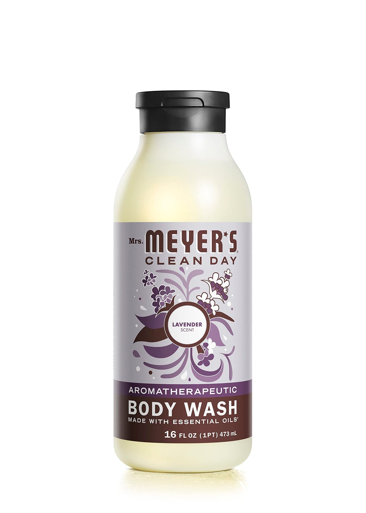 Mrs. Meyer's Clean Day Lavender bottle pour for a refreshing cleanse