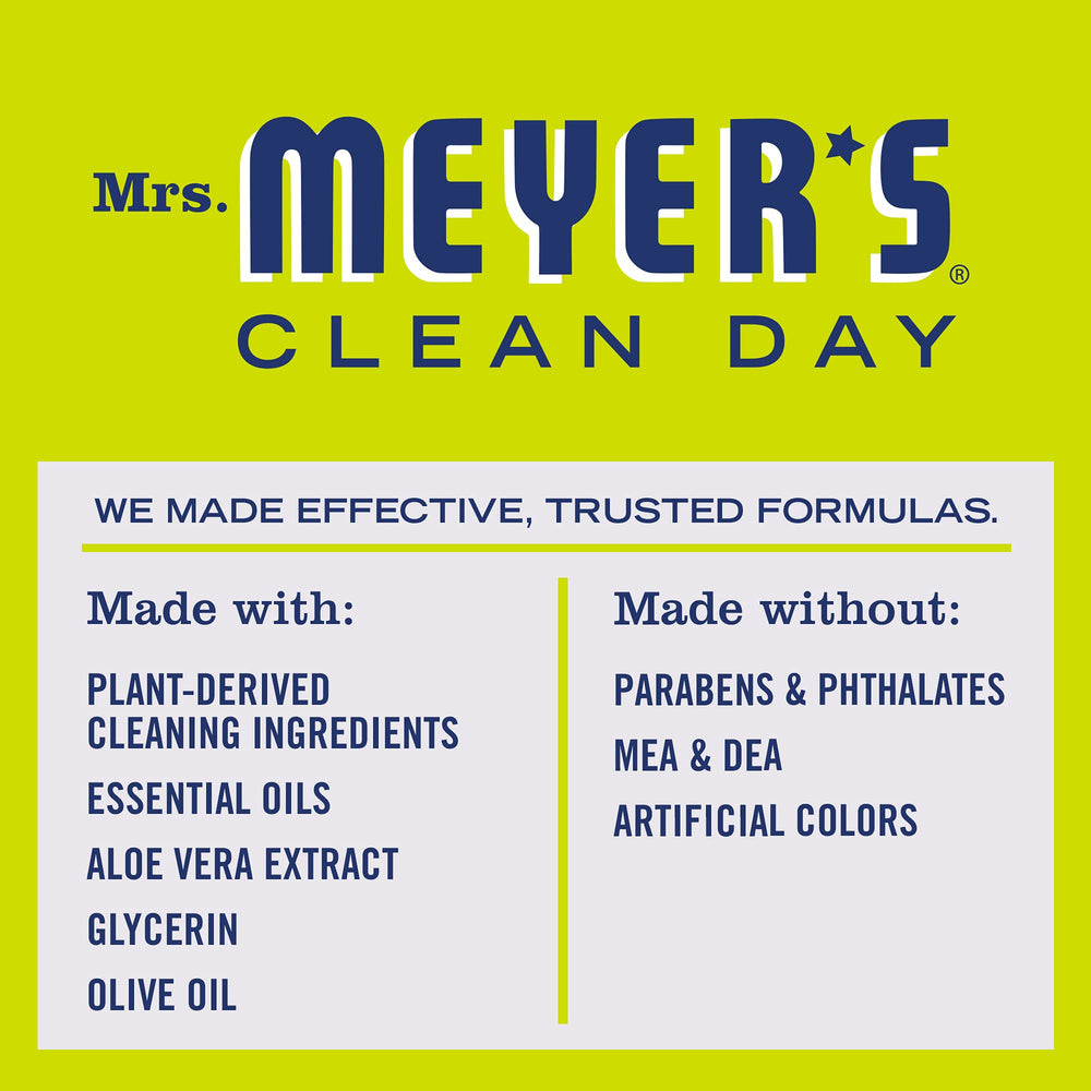 Mrs. Meyer's Lemon Verbena with aloe vera for skin-softening care