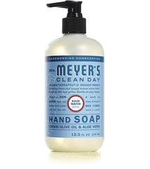 Mrs. Meyer's Clean Day Oat Blossom hand soap bottle soothing fragrance.