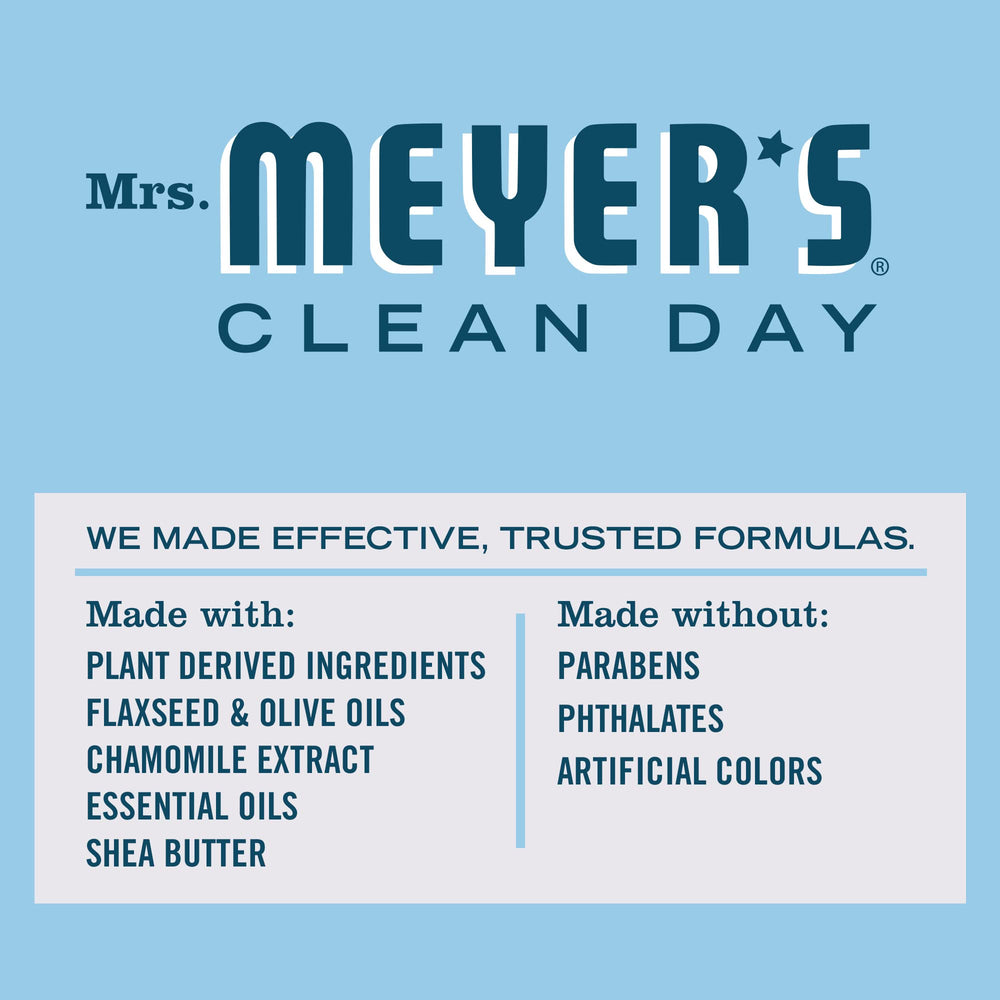 Mrs. Meyer's Clean Day lotion after-shower application on arm.