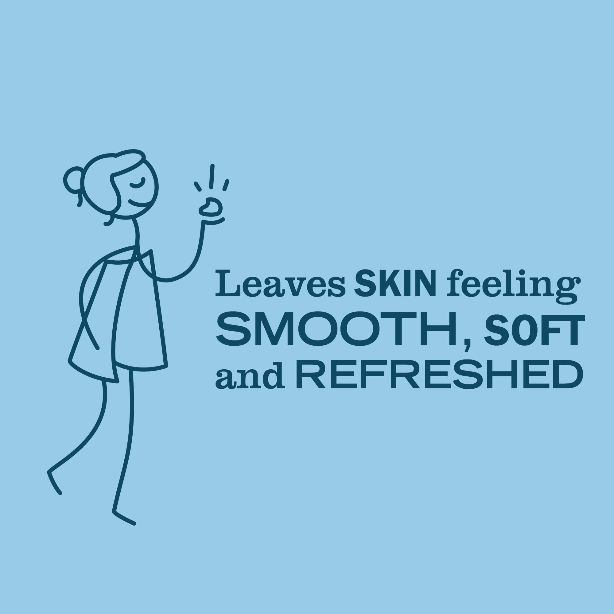Mrs. Meyer's Clean Day lotion on dry skin for softness.