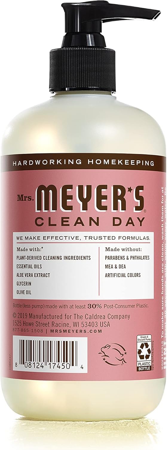 Mrs. Meyer's Clean Day Rosemary shows evergreen leaves and floral hints for a fresh mood.