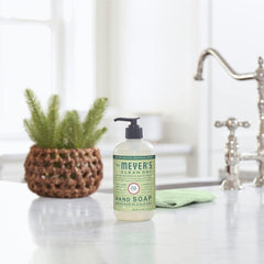Snowdrop bottle label close-up highlighting eco-friendly ingredients.