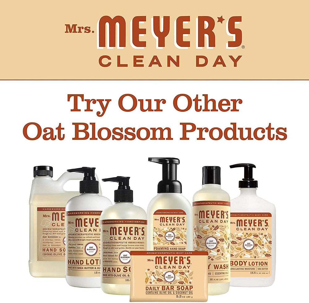 Mrs. Meyer's cruelty-free logo signaling ethical, animal-friendly soap