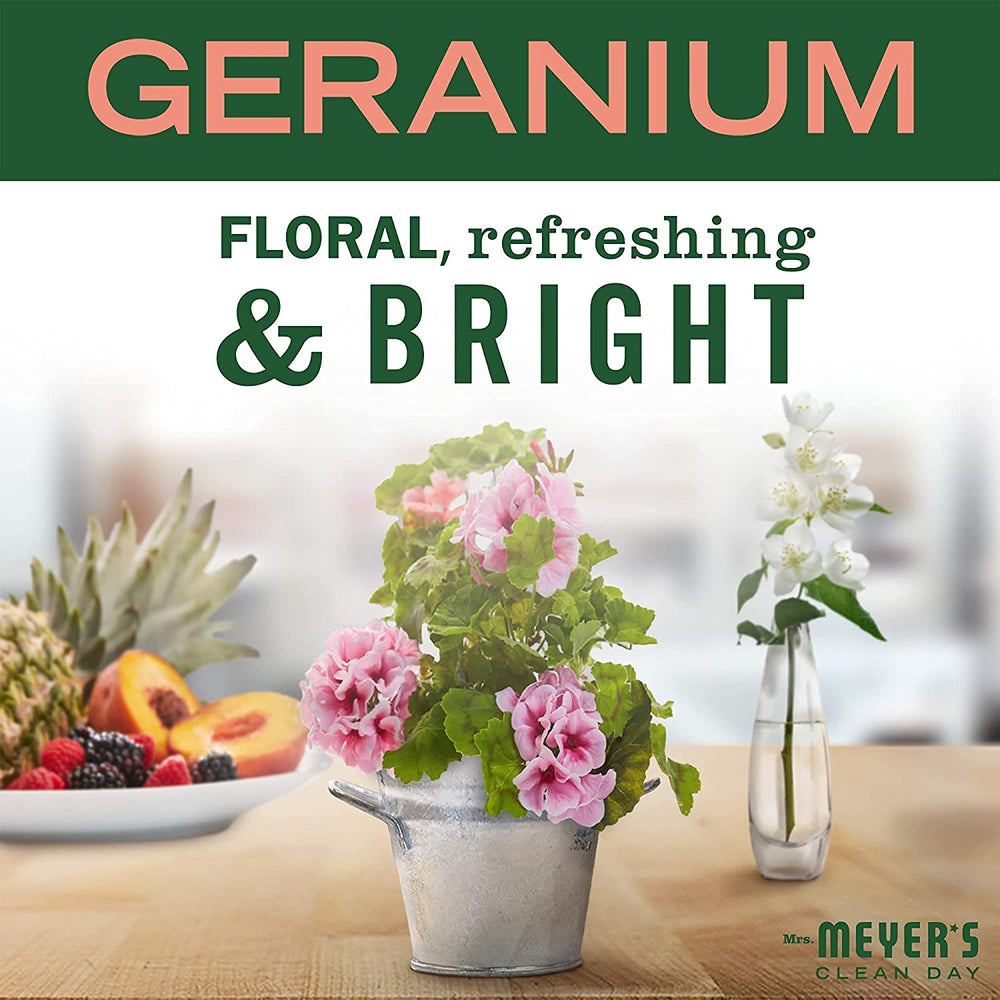 Mrs. Meyer's Clean Day plant-derived formula supports gentle hand care.