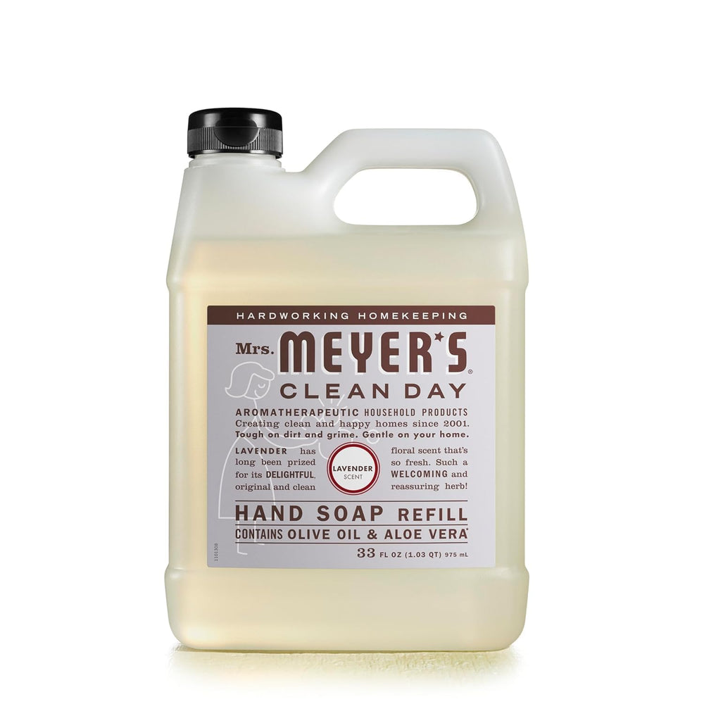 Mrs. Meyer's Lavender scent close-up with essential oils