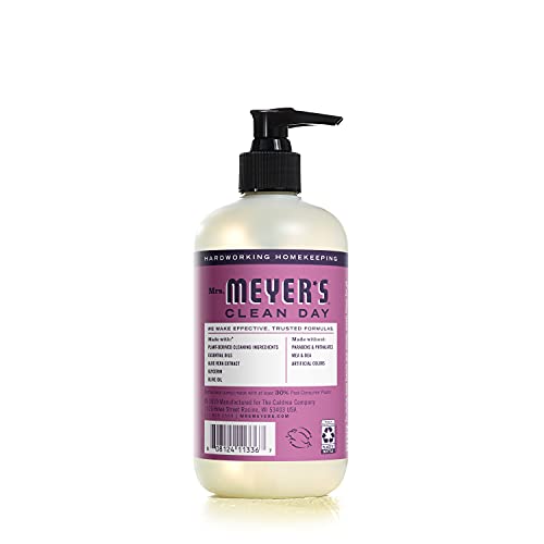 Mrs. Meyer's Plum Berry hand soap with foamy lather enhances daily handwashing