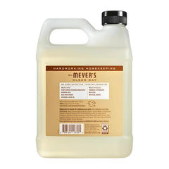 Mrs. Meyer's Plumberry close-up shows creamy foam and fruity aroma