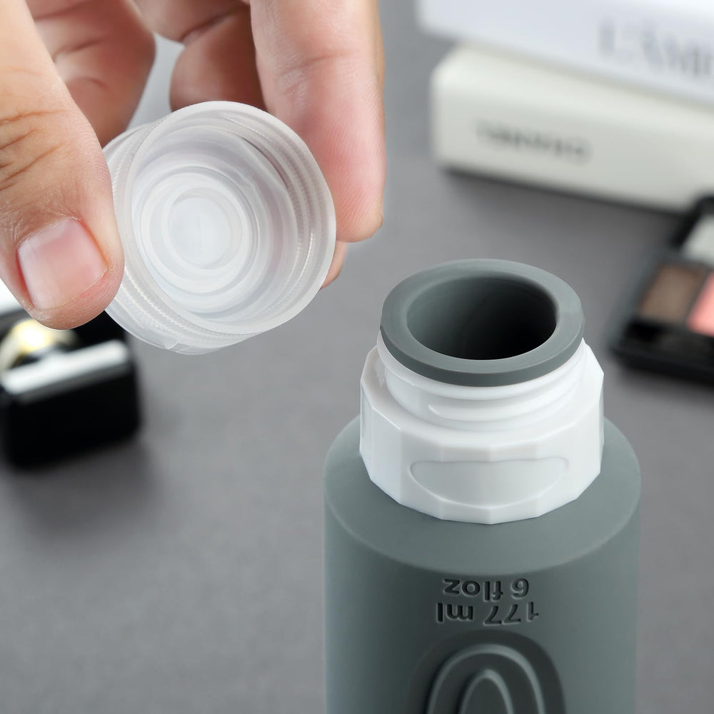 Mrsdry BPA-free refillable tubs offer safe storage for cosmetics and lotions