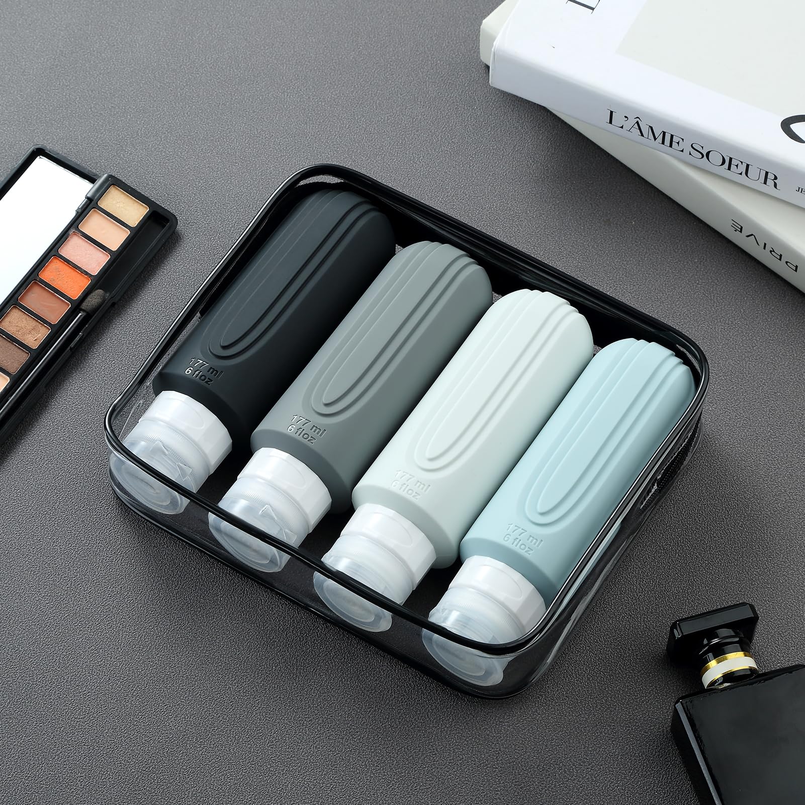 Mrsdry opal-shaped containers help you reach the last drop without waste
