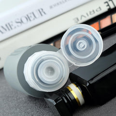 Mrsdry leak-proof opal bottles prevent spills in luggage and wardrobe mishaps