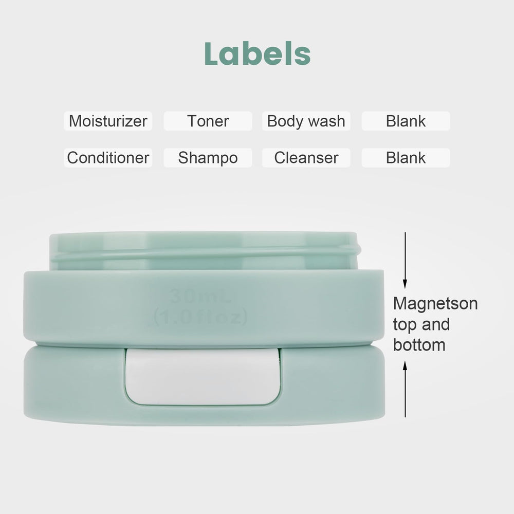 Mrsdry magnetic labels swappable for quick content identification