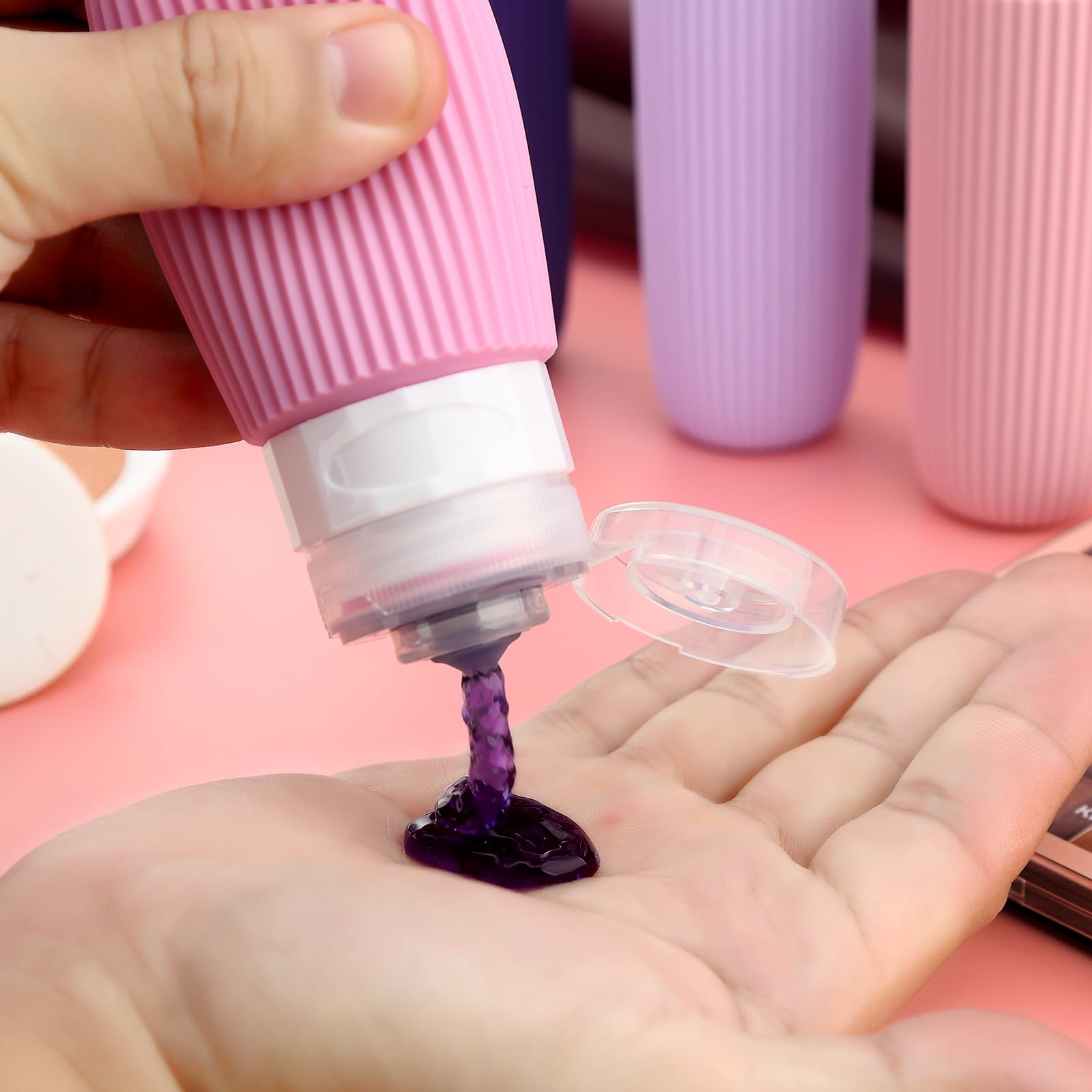 Mrsdry silicone travel bottles TSA-approved for compliant carry-on usage.