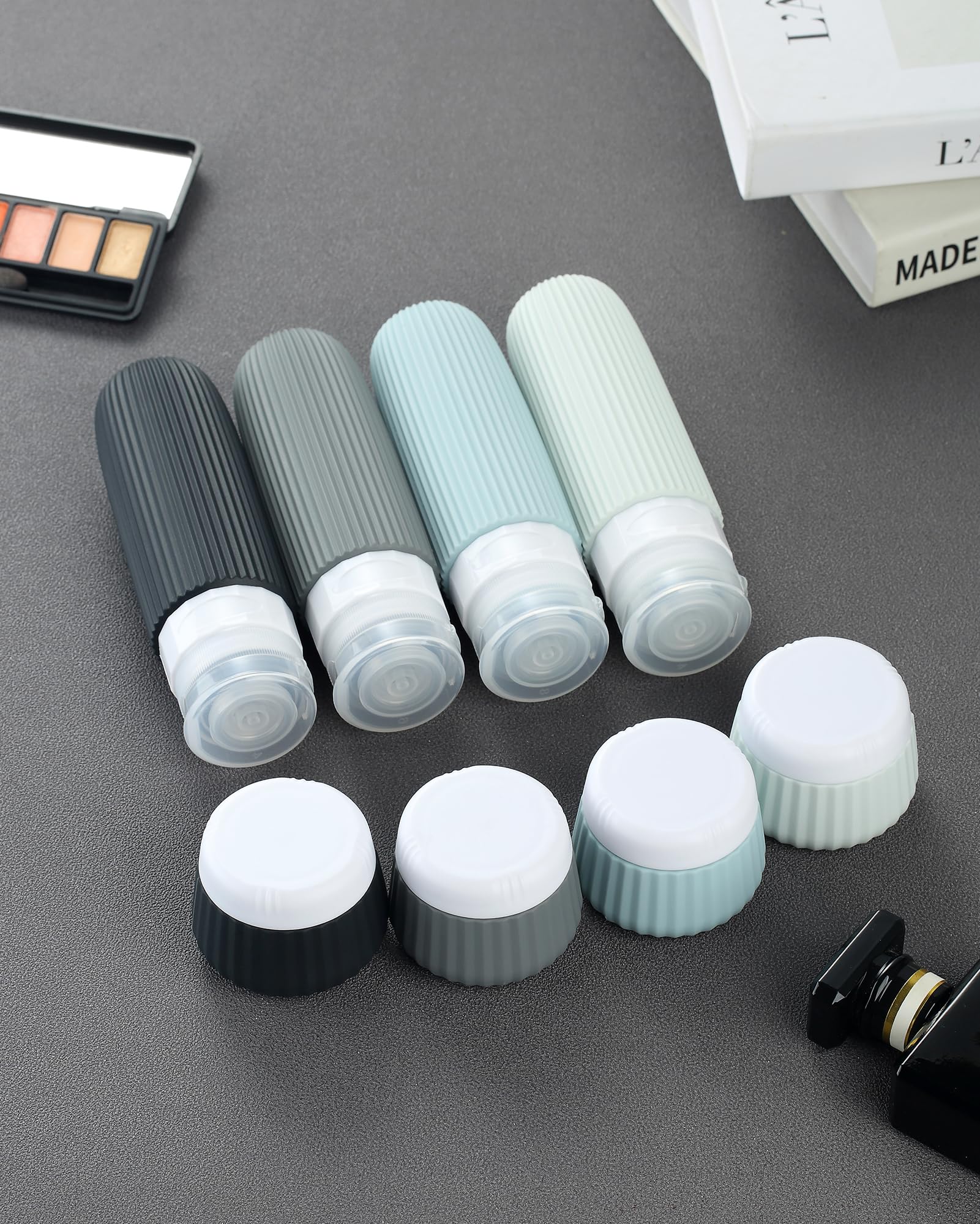 Mrsdry Travel Bottles offer 3oz and 1oz capacities for versatile travel sizes