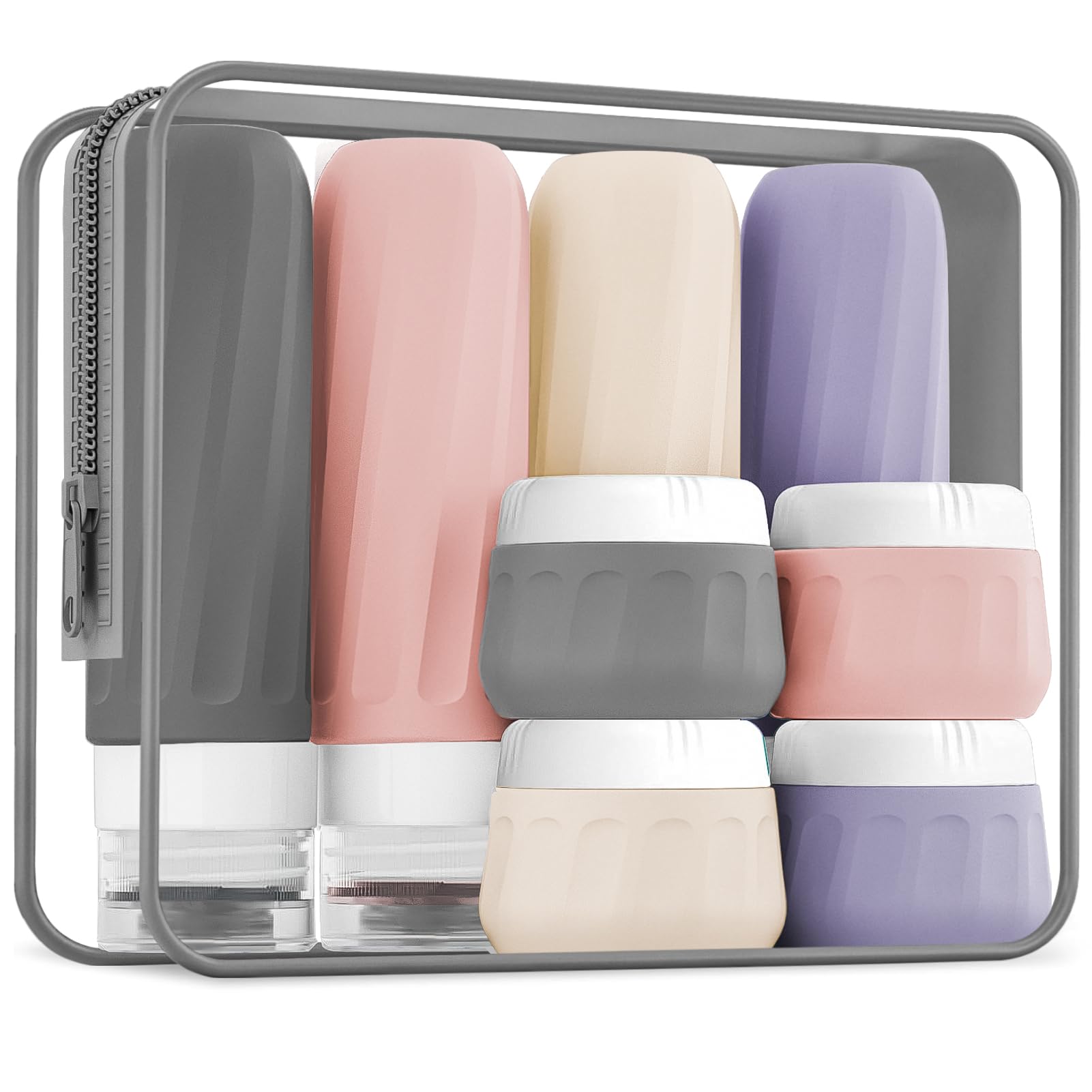 Mrsdry travel bottles 3oz set for lightweight, leak-free packing