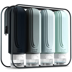 Mrsdry travel bottles 6oz oversize with leak-proof design for confident packing