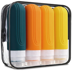Mrsdry travel bottles leak-proof cap keeps contents secure in luggage