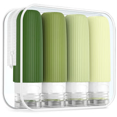Mrsdry travel bottles with leak-proof cap showing secure storage for liquids during flights