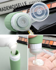 Mrsdry travel bottles silicone cream jars provide secure storage for creams and lotions.