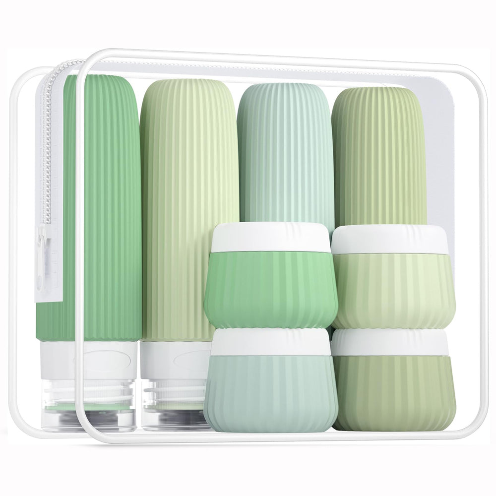 Mrsdry travel bottles silicone squeeze bottles offer easy portioning for on-the-go toiletries.