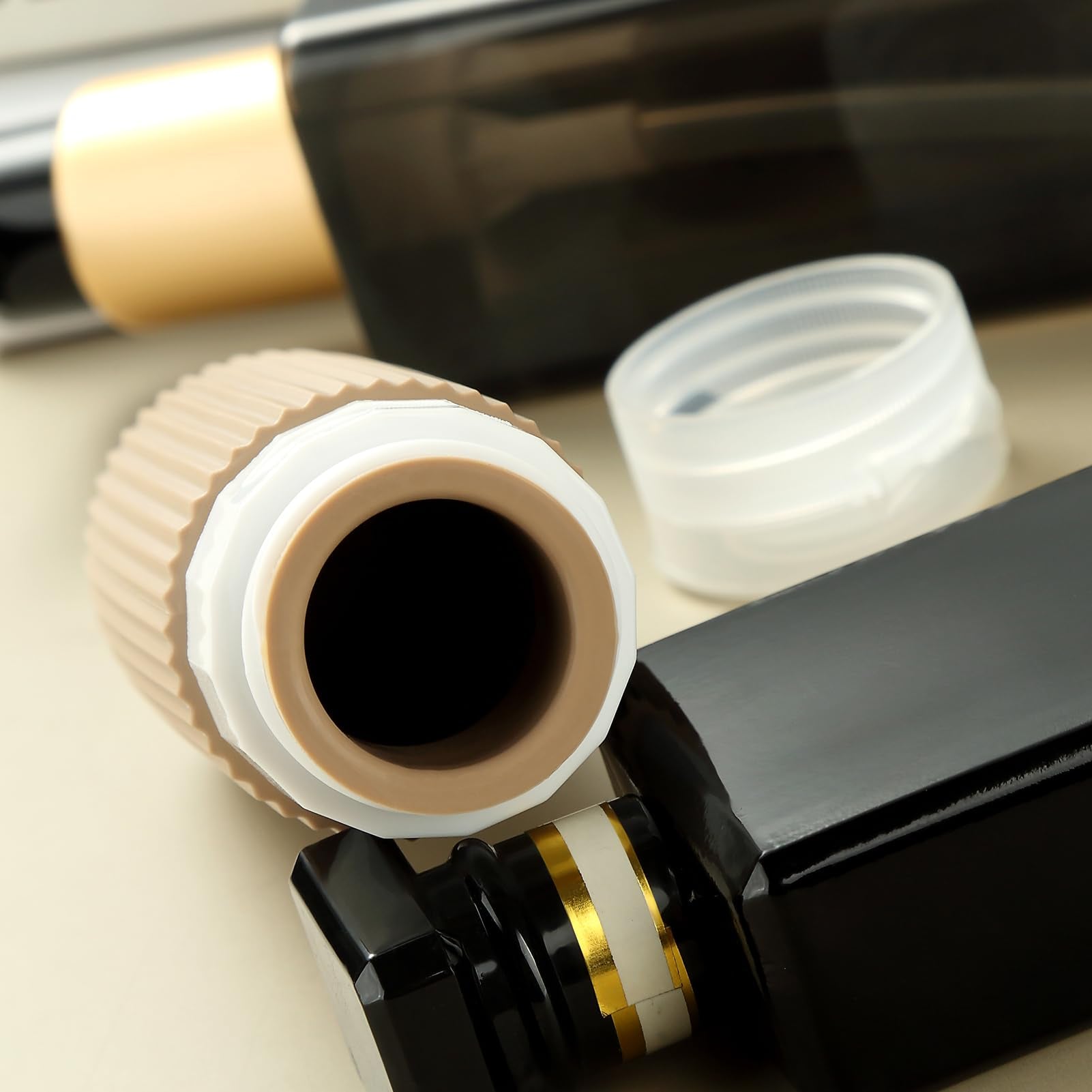Mrsdry travel bottles wide-opening design makes refilling easier.